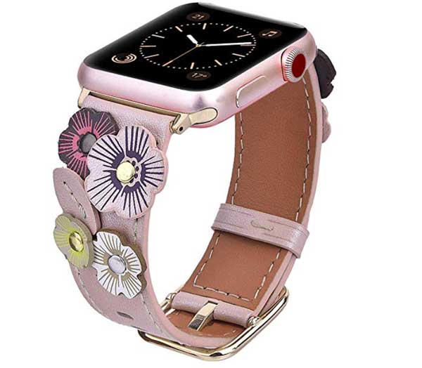 V-Moro Flower -nauhat Apple Watchille