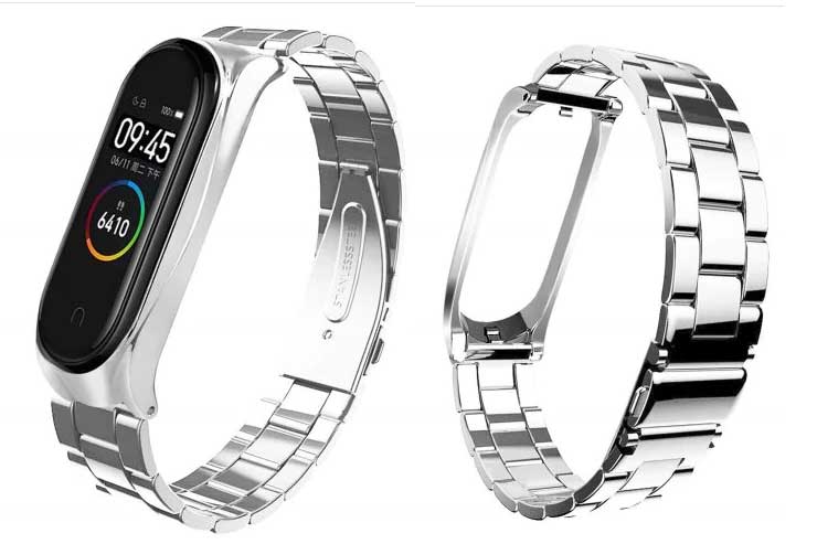 Paras teräshihna Mi Band 4: lle