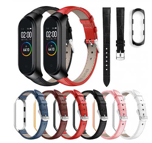 Nahkahihna Xiaomi Mi Band 4: lle