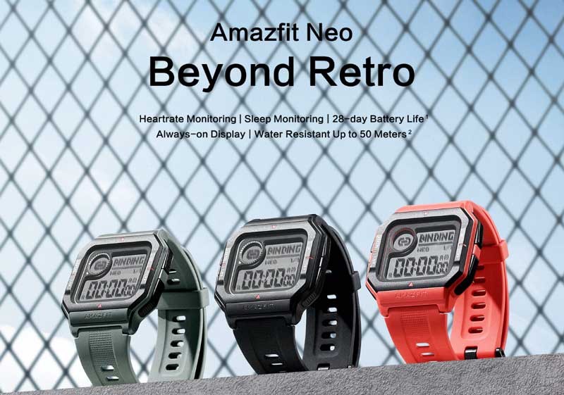 Amazfit Neo Smart Watch - ominaisuuksien tarkistus