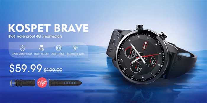 KOSPET BRAVE Smartwatch -jousimyynti osoitteessa Banggood.com