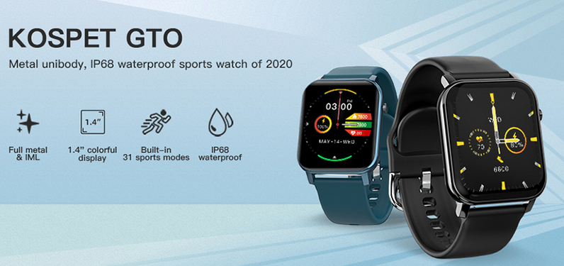 Kospet GTO Smartwatch - Katsaus ominaisuuksiin