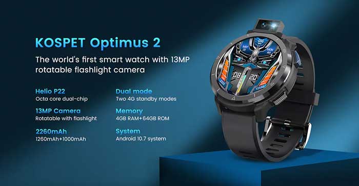 Kospet Optimus 2 Smartwatch - Katsaus ominaisuuksiin