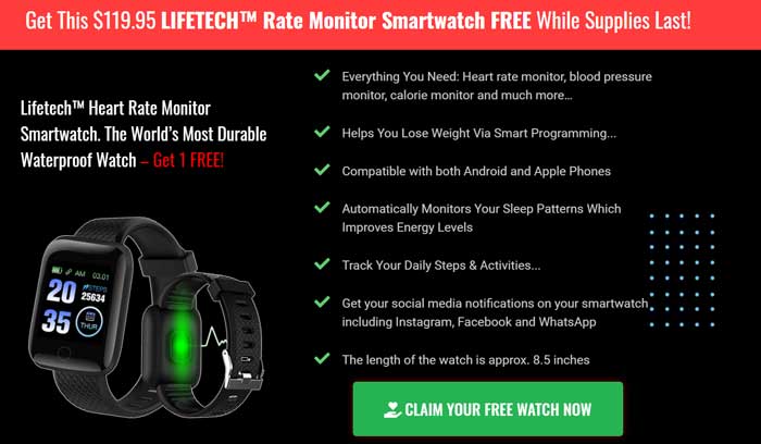 LifeTech-älykello - yksinkertainen terveydellä käytettävä