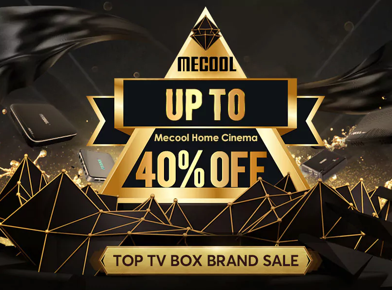 MECOOL TV Box -brändimyynti Jopa 40% POIS
