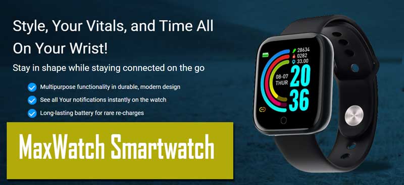 maxwatch-älykellon ominaisuudet