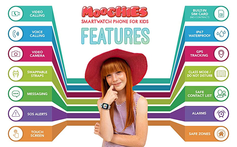 Moochies-Smartwatch-ominaisuudet