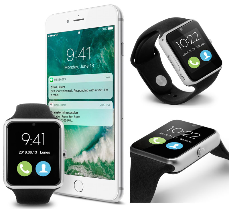 Nueboo Smartwatch 4EVER yksinkertainen, puhelutoiminnolla