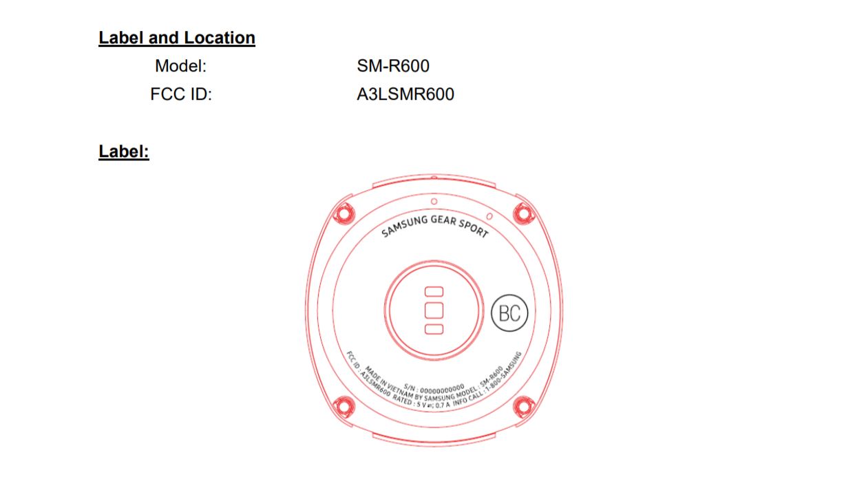Samsung Gear Sport -älykello havaittu FCC: llä