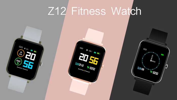 Shirajo Smartwatch Model Z12 - Fitness-älykello