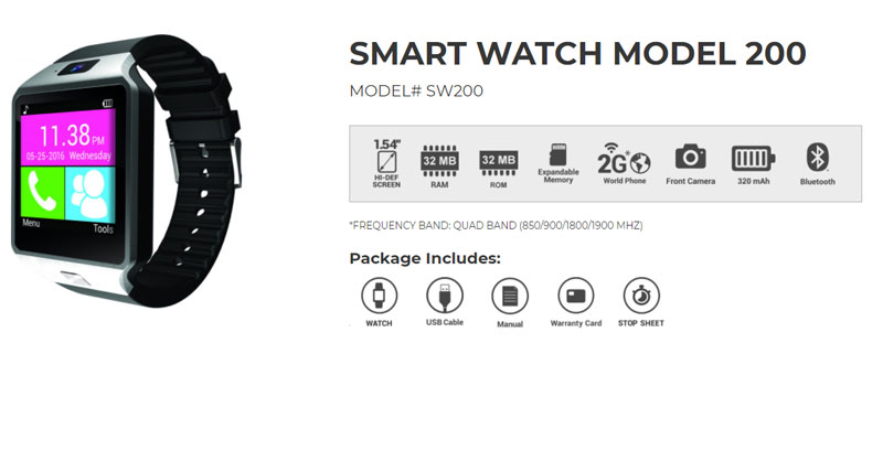 Slide Smartwatch (malli SW200) - ominaisuuksien tarkastelu