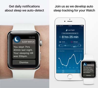 Paras Sleep Tracker / Monitor -sovellus Apple Watchille