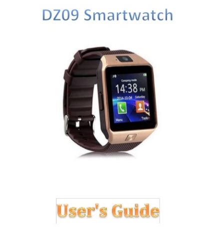 [Lataa] DZ09 Smartwatch -käyttöopas PDF-QR-koodit .apk-tiedostot