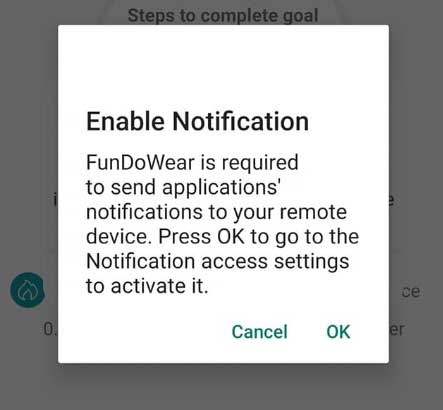 Fundo Wear -ilmoitus
