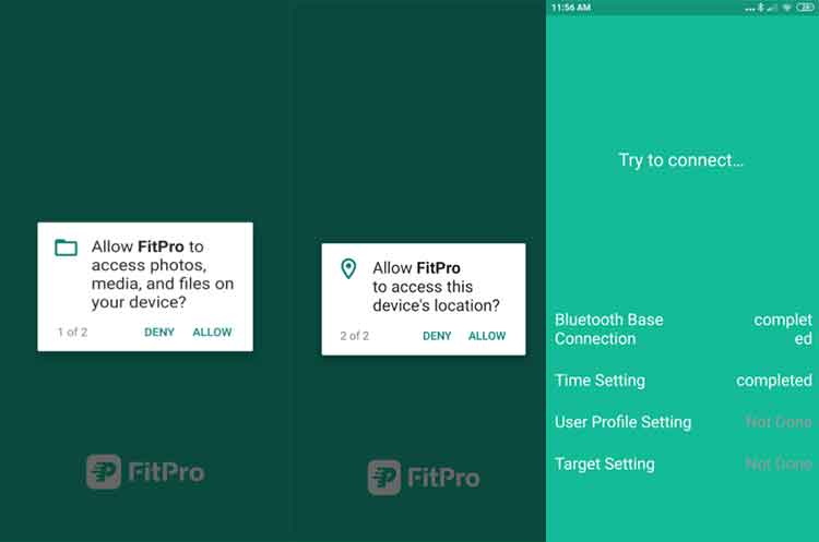 Fitpro-sovelluksen pariliitos (vianmääritys- ja pariliitosopas)