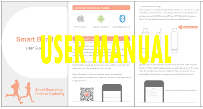 Letscom Fitness Tracker Manual (ID115-malli) PDF-tiedosto