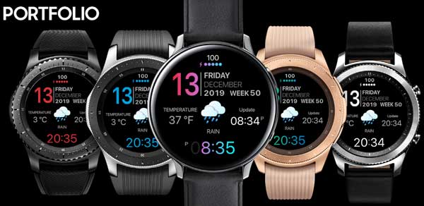 Uusin Galaxy Watch Active / Active 2 -kellotaulu joulukuu 2021-2021