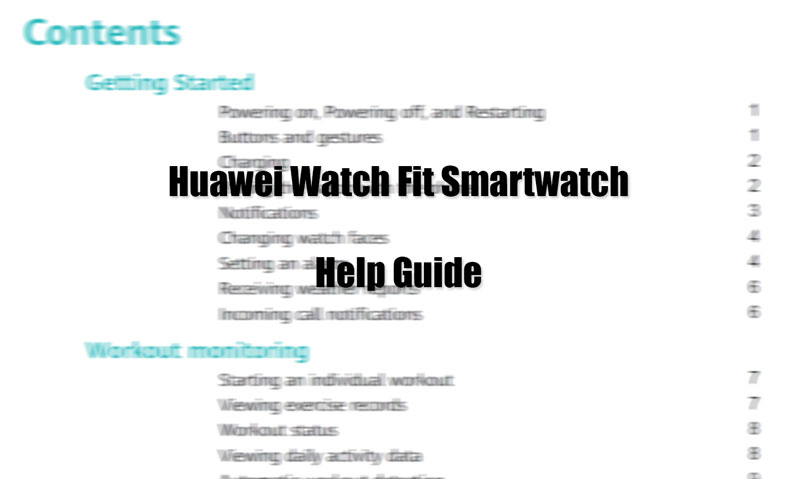 [PDF] Huawei Watch Fit -käyttöopas / ohje vianmäärityksessä - Lataa