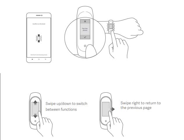 Xiaomi Mi Band 4 -käyttöopas