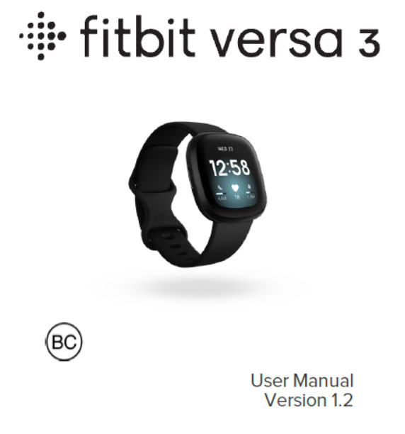 Fitbit-Versa-3-käyttöopas