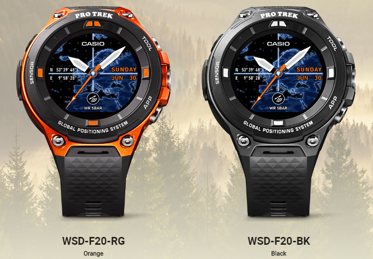 Casio WSD-F20 -älykello lisää GPS-toiminnallisuutta