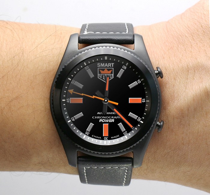 No.1 S9 Smartwatch - ladattu NFC: llä ja 2. sukupolven sykemittarilla