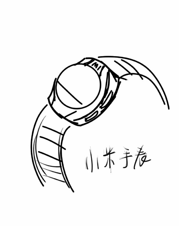 Xiaomi-Smartwatch-luonnos