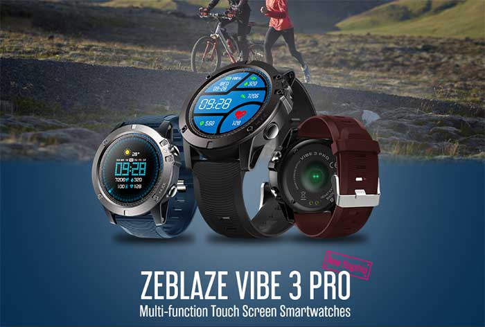 Zeblaze Vibe 3 Pro -monitoimikello nyt Banggood.com -sivustolla